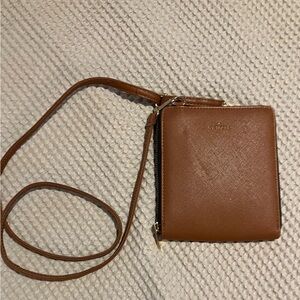 Kedzie Brown Crossbody Wallet Purse